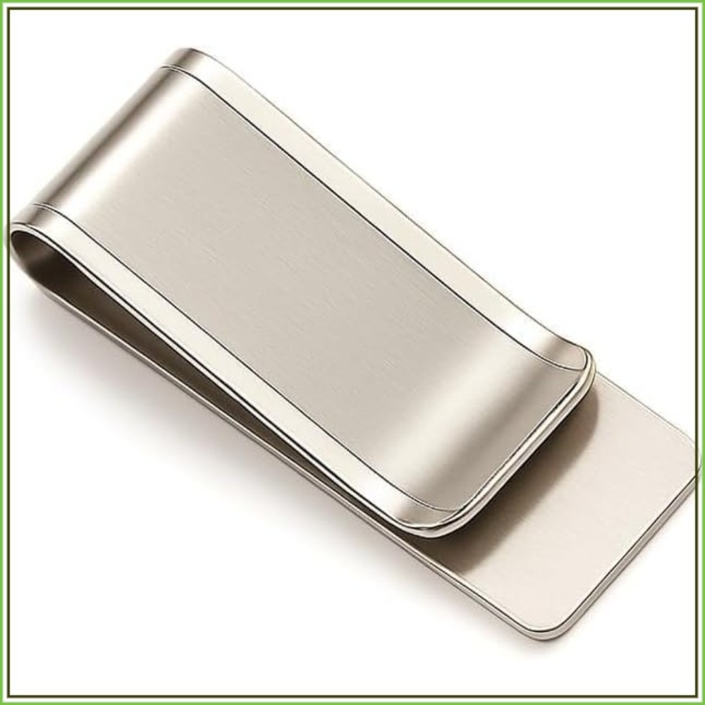 Money Clip Slim - Premium Titanium Money Clip Wallet for
