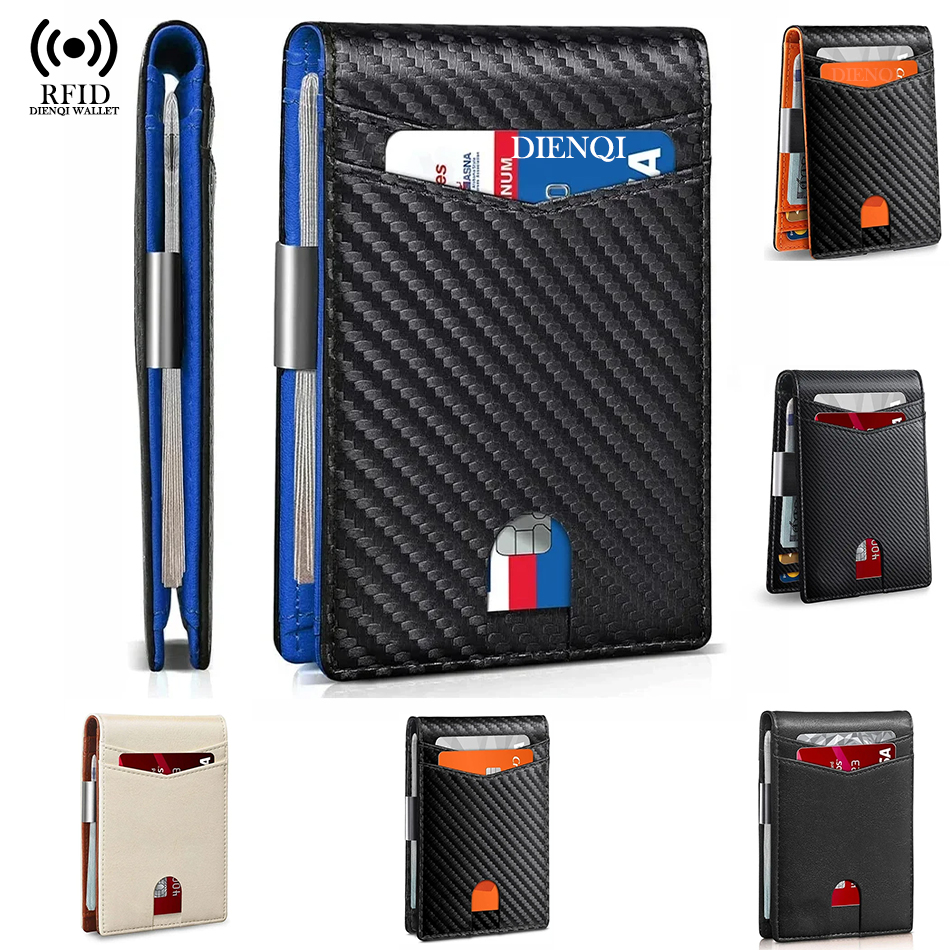 Money Clip Slim - Carbon Fiber Mens Wallet Money Clip