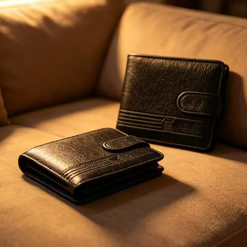 Bifold Leather Wallet - Men's Slim Bifold Wallets Leather Multiple