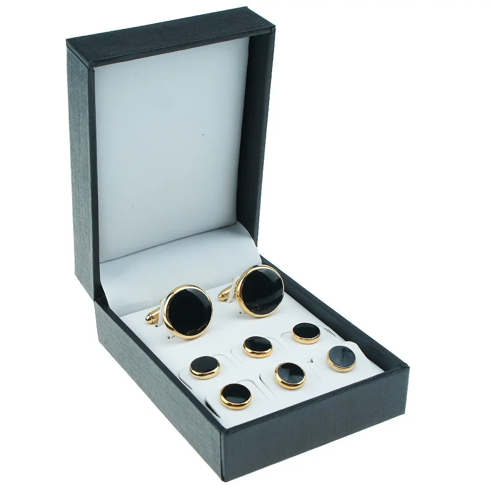 Men Accessories Wedding - 8PCS Elegant Copper Shell Cufflinks for