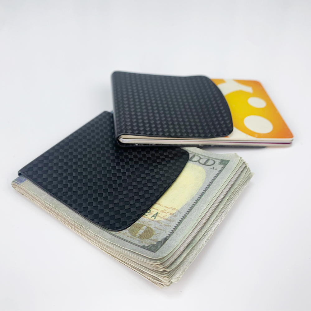 Money Clip Slim - Quality Ultra-thin Matte Real Carbon Fiber