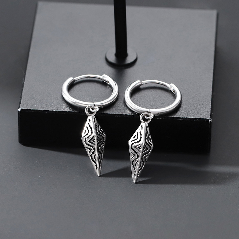 Men'S Accessories Drop Shipping - Geometry Pattern Cone Ear Buckle Boy