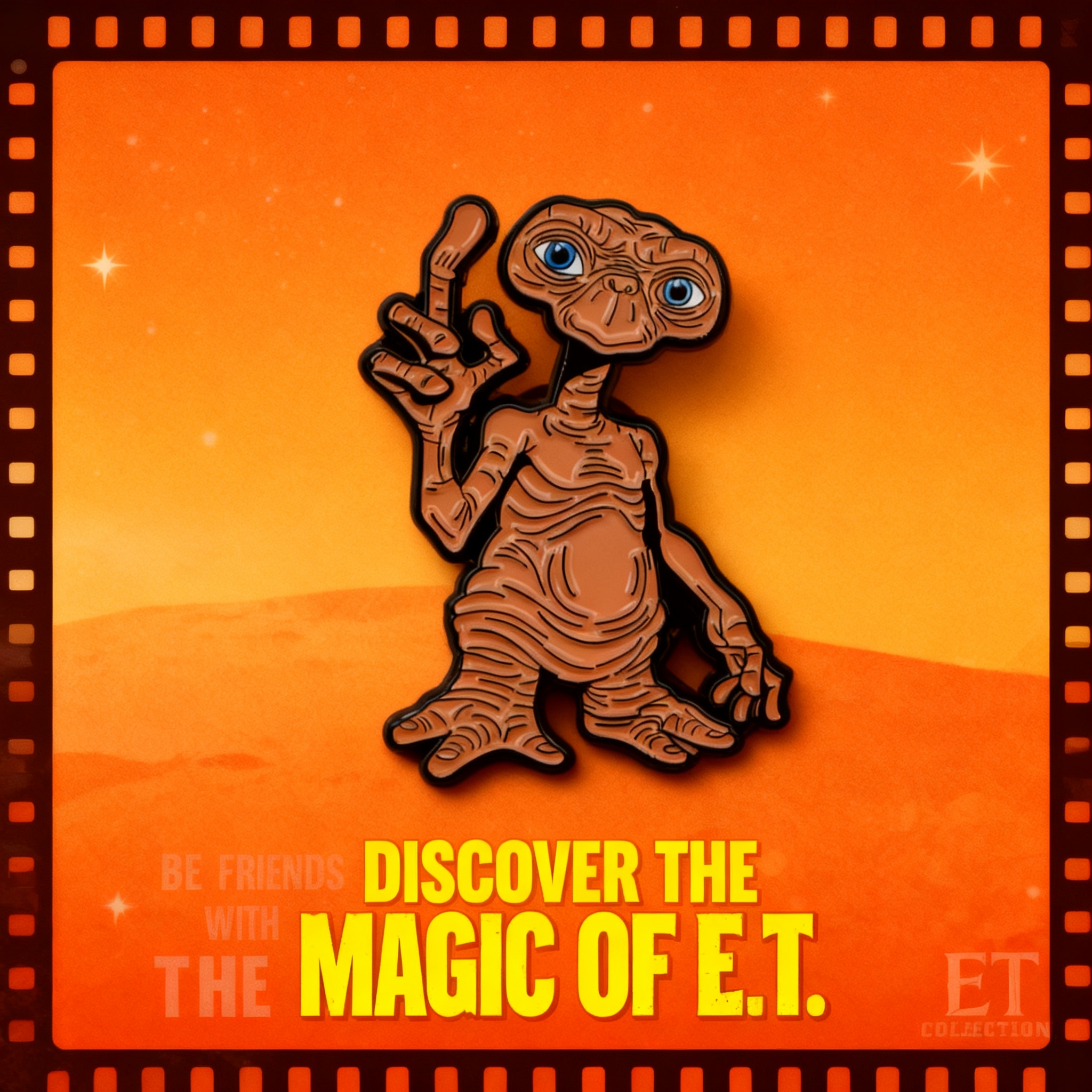 Men'S Accessories And Jewelry - Vintage Funny Alien Enamel Cartoon Badge