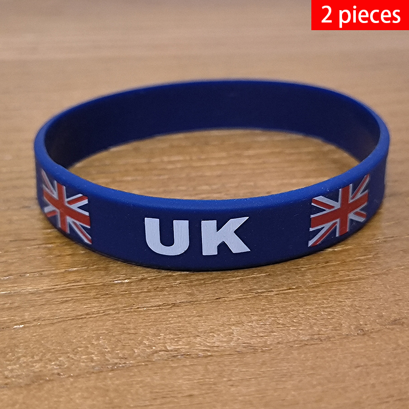 2pcs UK National Flag Wristban - Men'S Accessories Uk 리뷰 및 가격