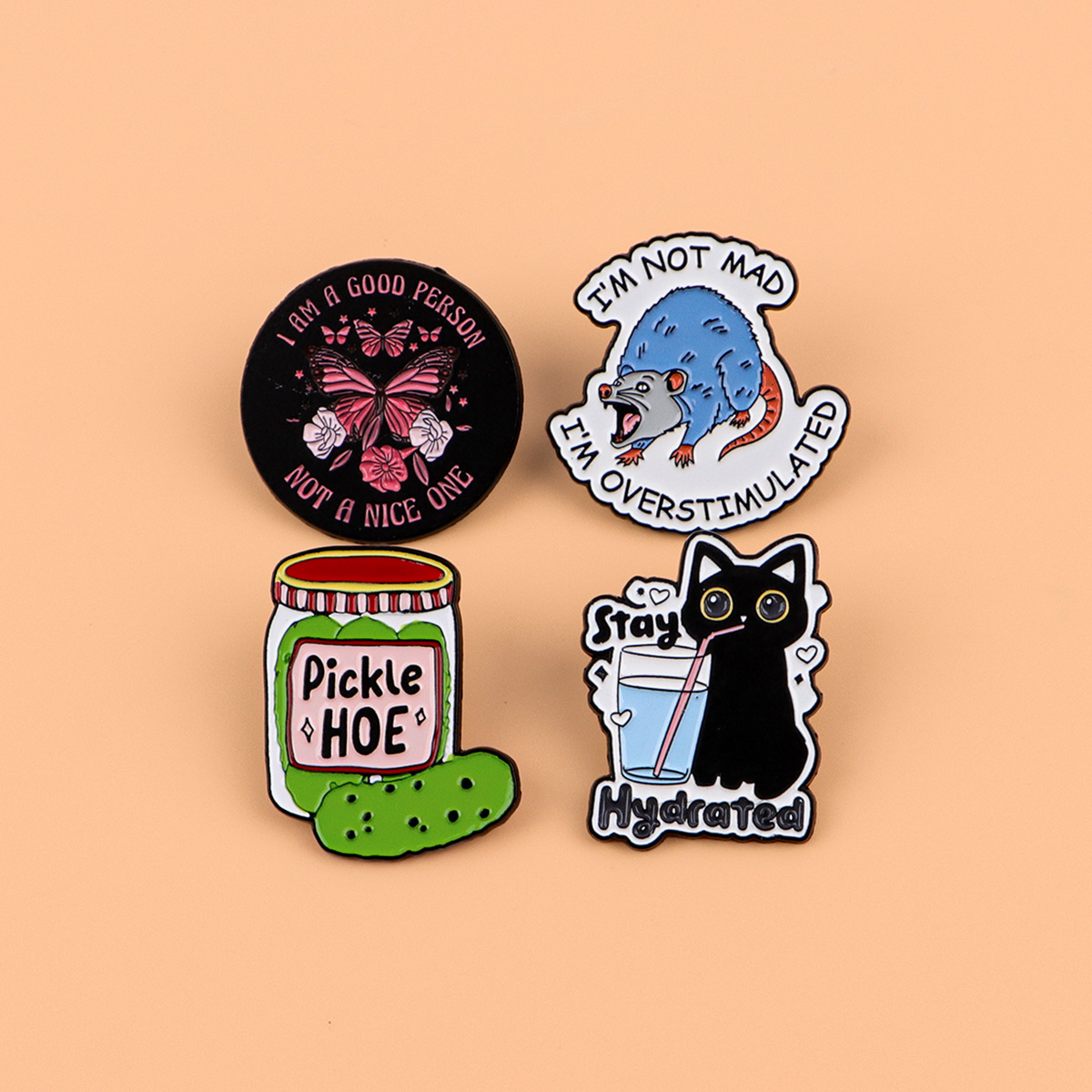 Quote Series Women Men Brooch  - Men'S Accessories Quotes 리뷰 및 가격