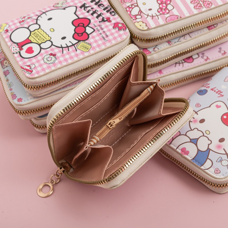 Sanrio Hello Kitty Cartoon Coi - Bifold Leather Wallet 리뷰 및 가격