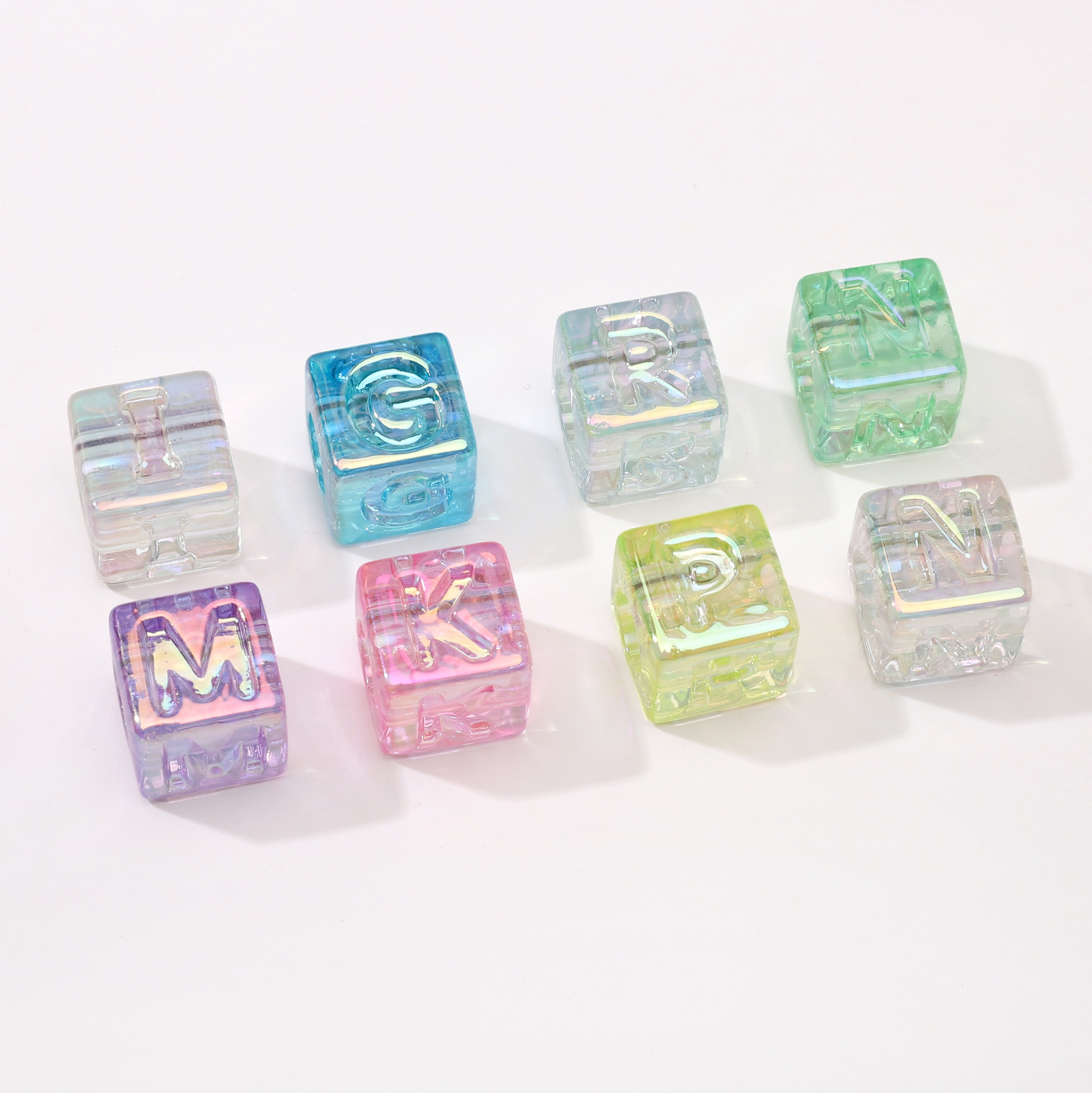10Pcs beading Colorful Clear L - Bead Bracelet Men 리뷰 및 가격