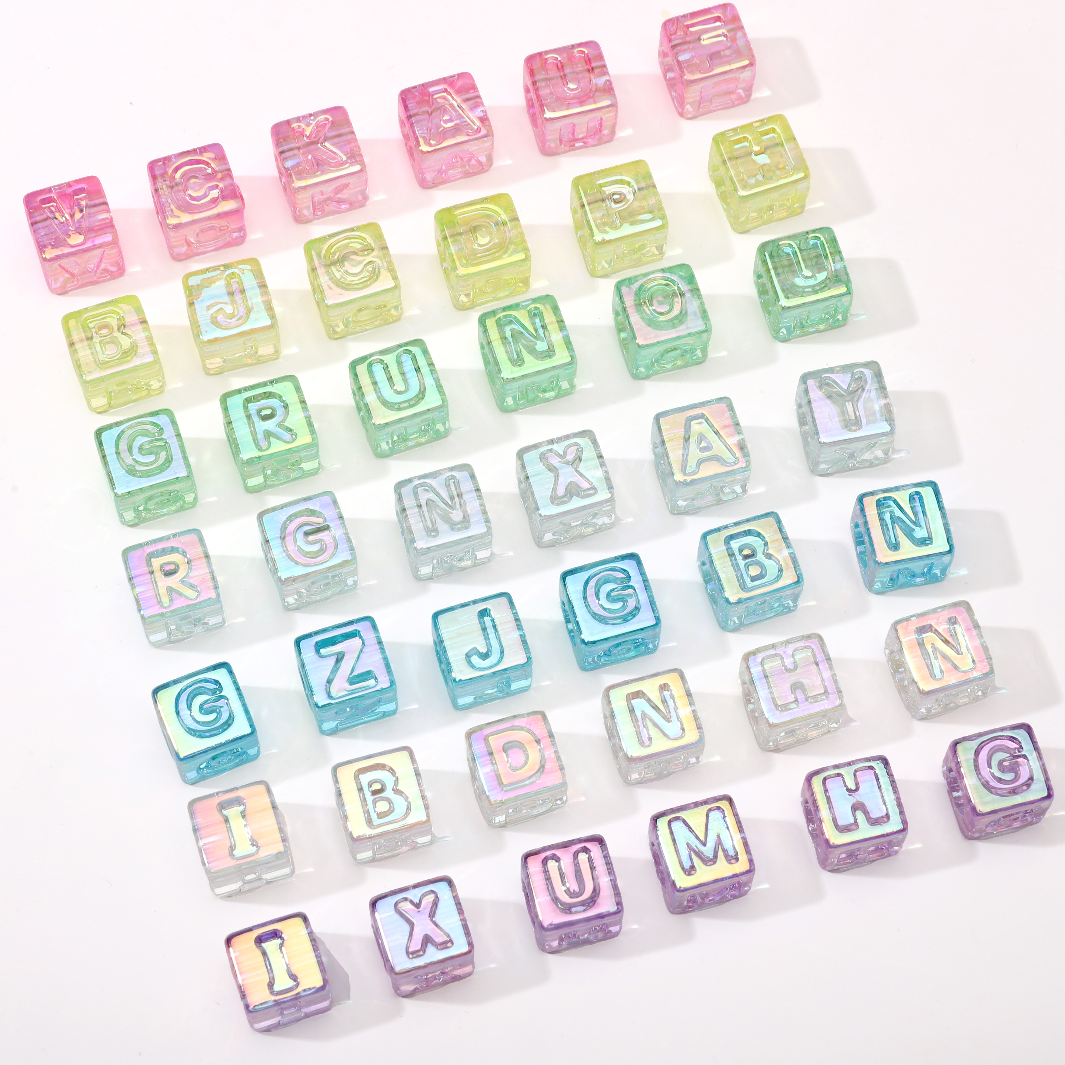 10Pcs beading Colorful Clear L - Bead Bracelet Men 리뷰 및 가격