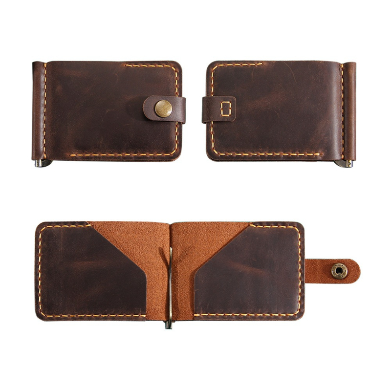 Crazy Horse Leather Money Clip - Money Clip Slim 리뷰 및 가격