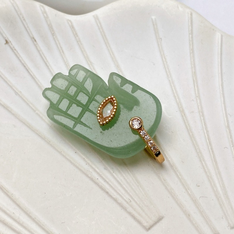 1pc Brand Crystal Natural Ston - Men'S Accessories Jewelry Brands 리뷰 및 가격