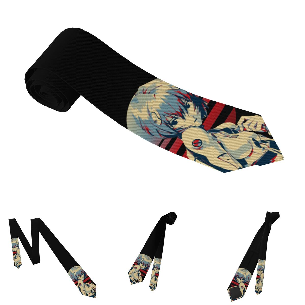 Rei Ayanami Classic Neckties U - Men Accessories Wedding 리뷰 및 가격