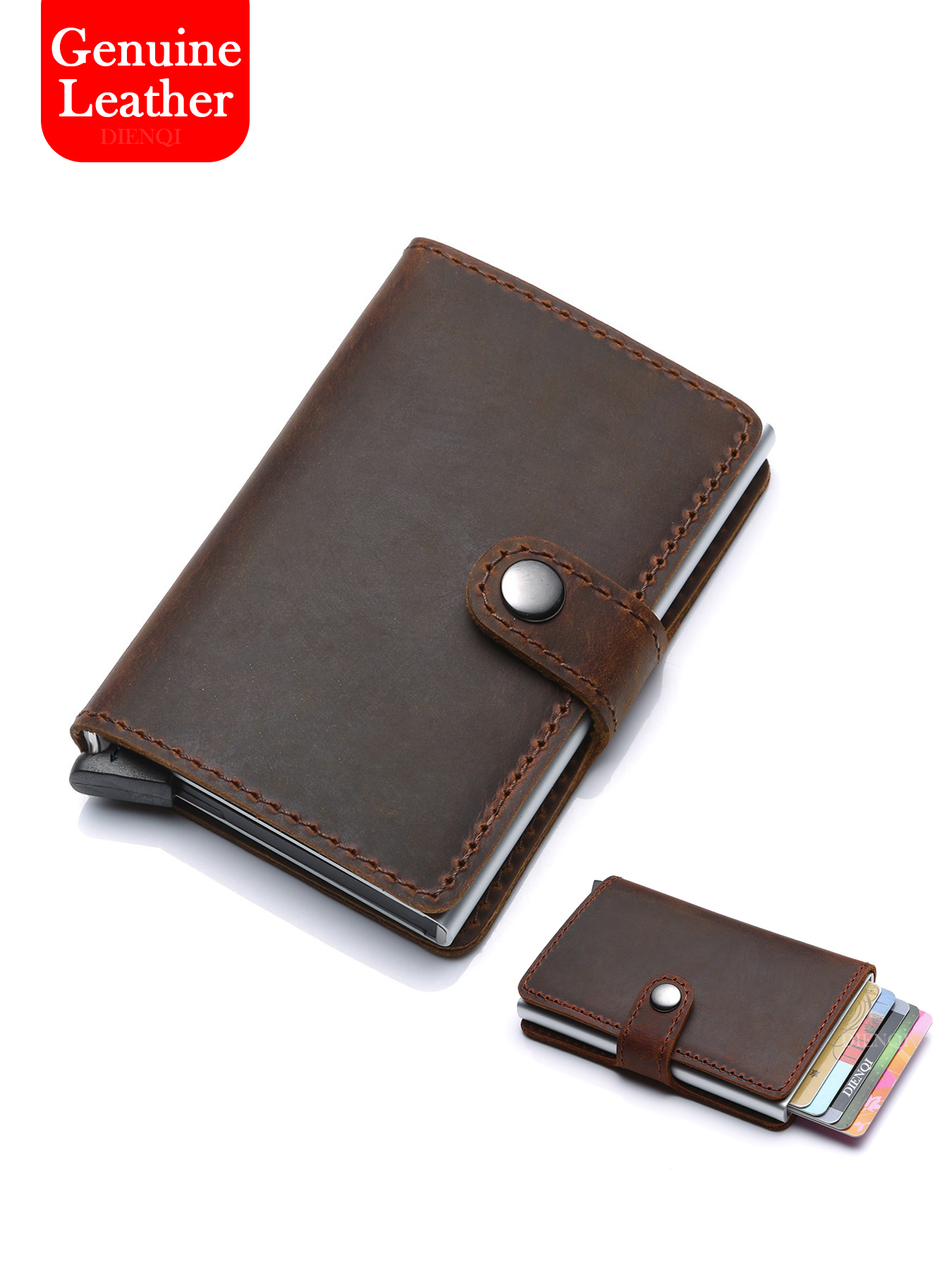 Real Leather Mens Wallet Money - Money Clip Slim 리뷰 및 가격