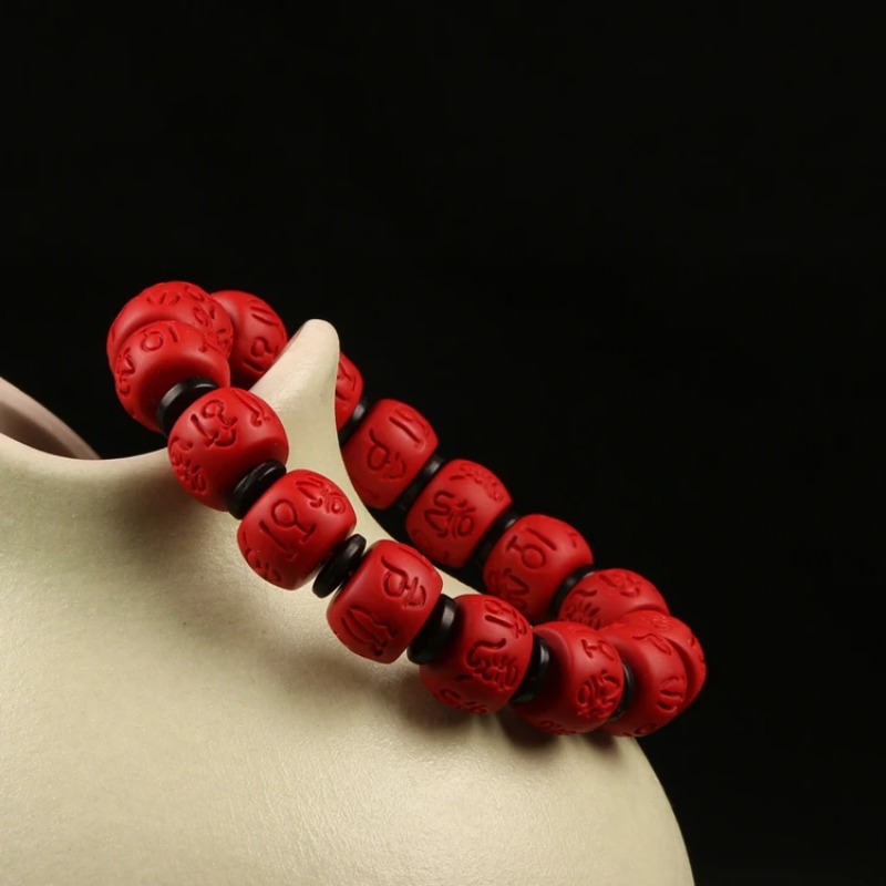 Chinese 13*9MM Beads Red Organ - Bead Bracelet Men 리뷰 및 가격