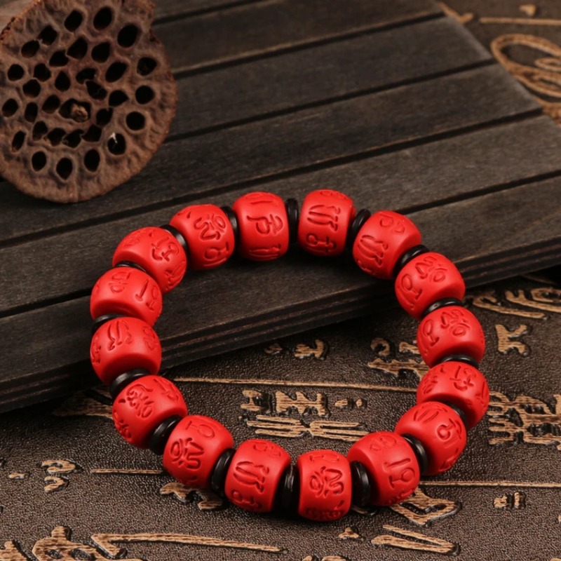 Chinese 13*9MM Beads Red Organ - Bead Bracelet Men 리뷰 및 가격
