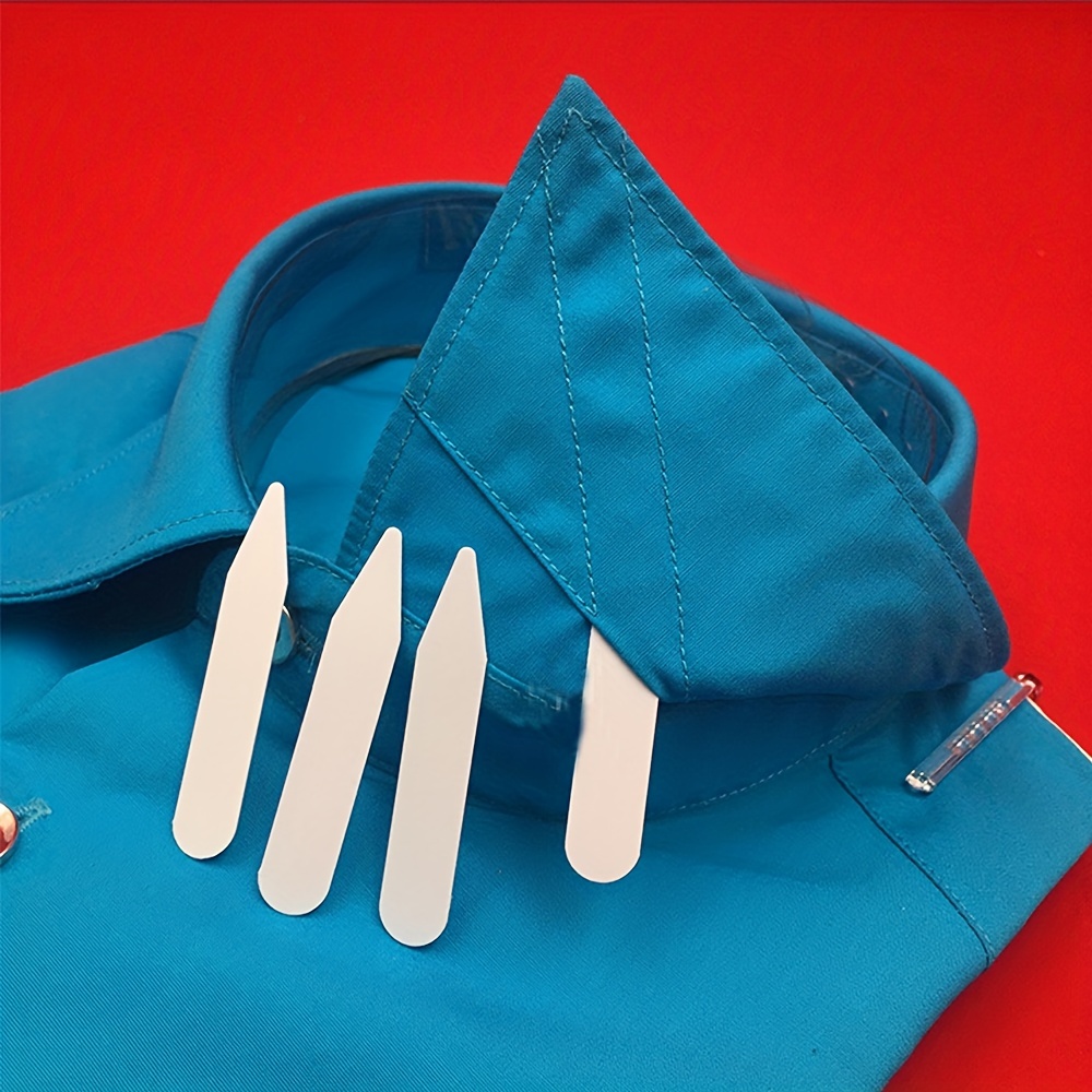 100PCS PVC Shirt Collar Stays  - Men Accessories All 리뷰 및 가격