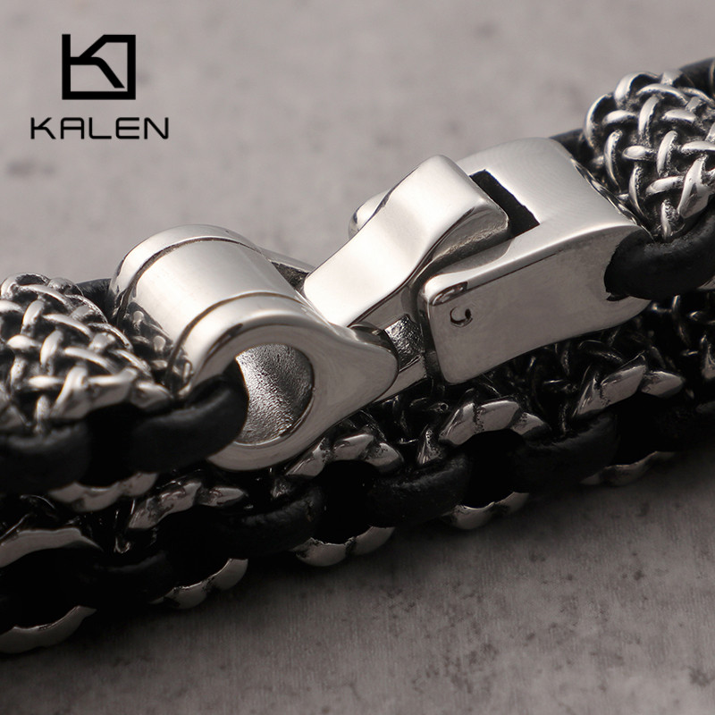 KALEN Vintage Black Leather Li - Men Accessories Bd 리뷰 및 가격