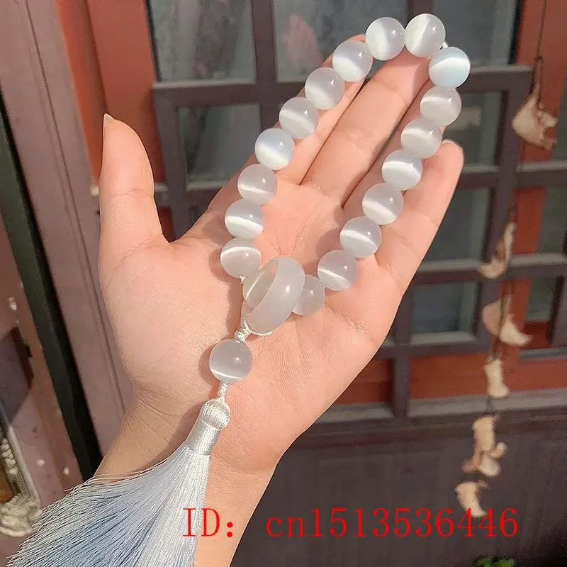Cat 's-eye Stone 12mm Beads Lo - Bead Bracelet Men 리뷰 및 가격