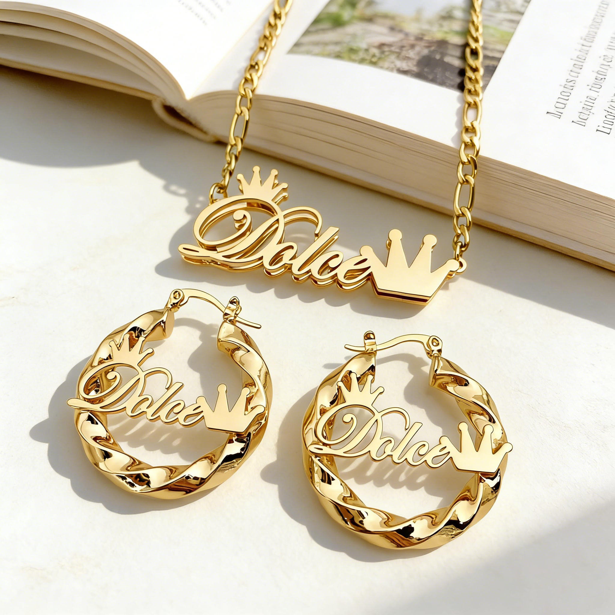 DUOYING Custom Name Jewelry Se - Men Accessories Earrings 리뷰 및 가격