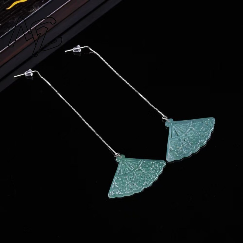 Natural Blue Water Emerald Jad - Men'S Accessories Drop Shipping 리뷰 및 가격