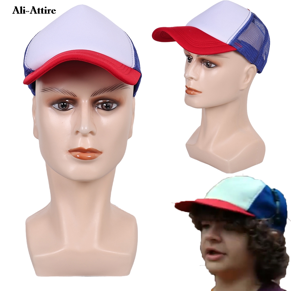 TV ST 5 Cosplay Dustin Blue Wh - Men Accessories Hat 리뷰 및 가격