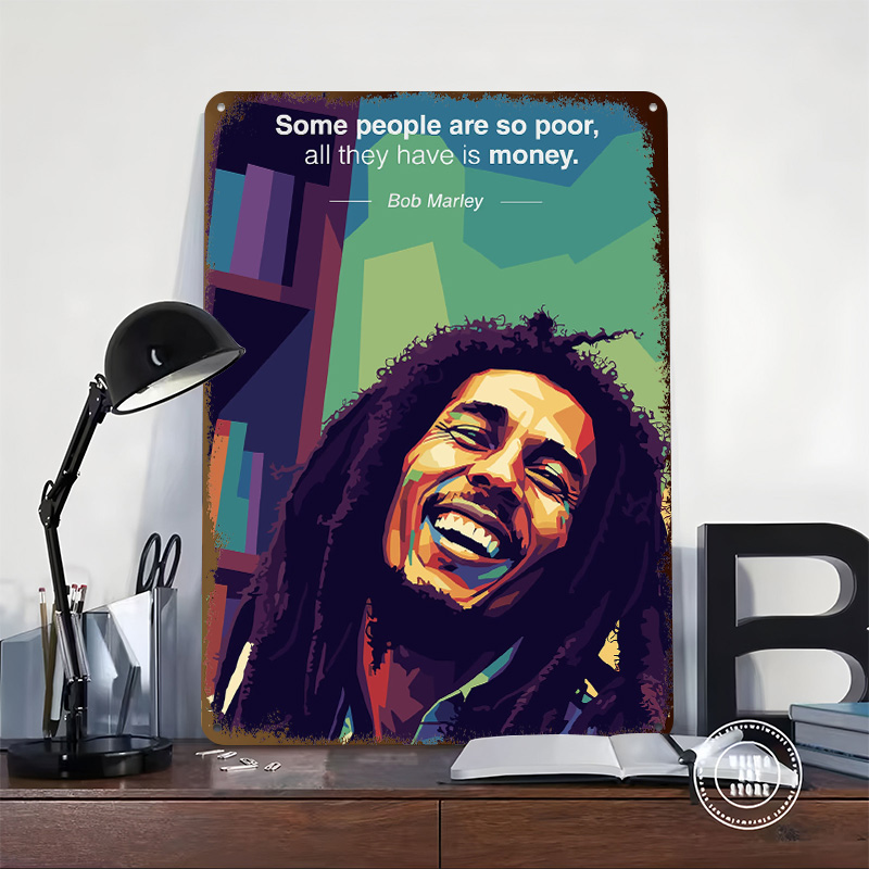 Bob Marley Quote Pop Art 3D Pr - Men'S Accessories Quotes 리뷰 및 가격