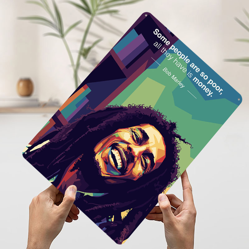 Bob Marley Quote Pop Art 3D Pr - Men'S Accessories Quotes 리뷰 및 가격