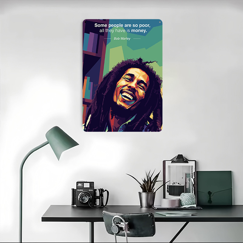 Bob Marley Quote Pop Art 3D Pr - Men'S Accessories Quotes 리뷰 및 가격