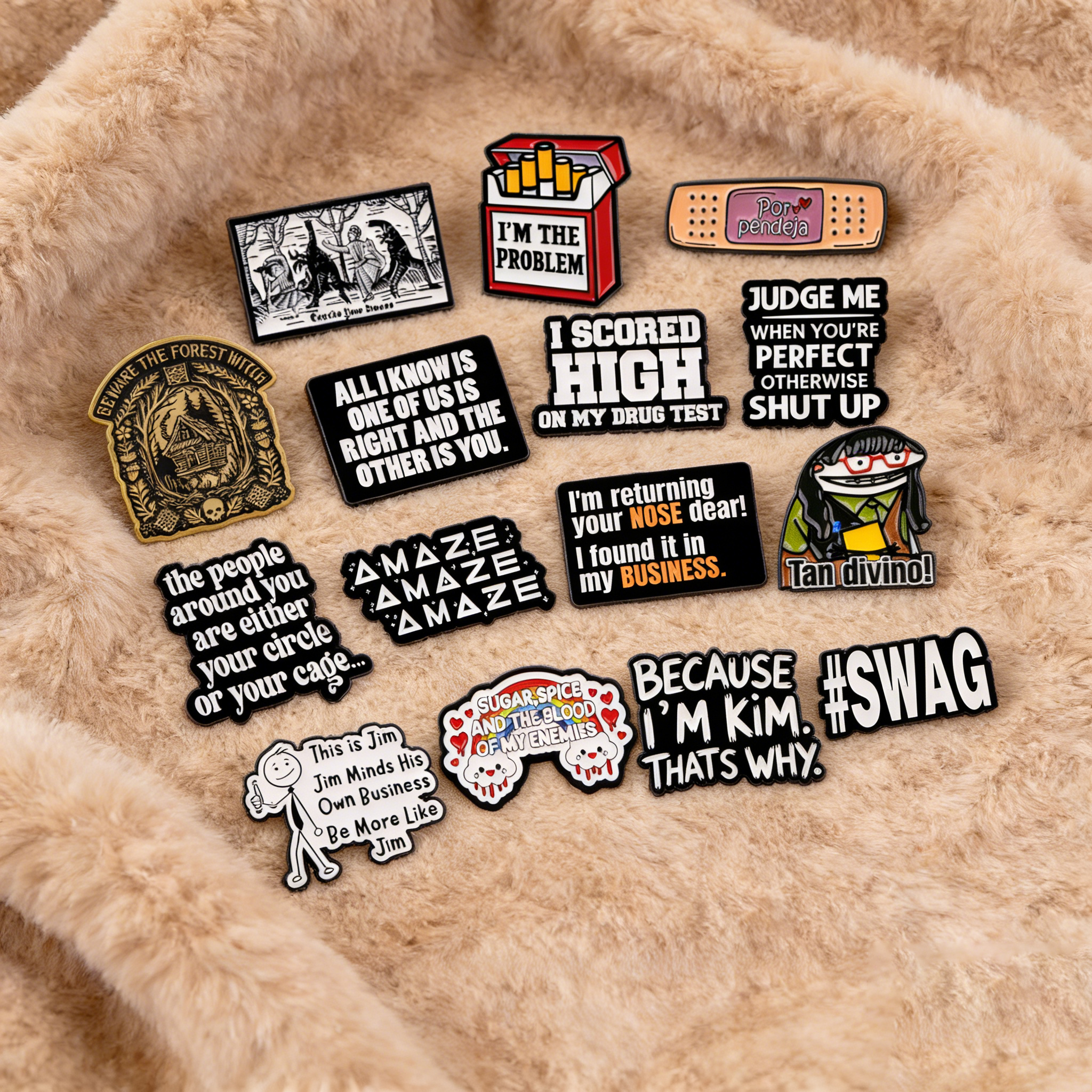 I'M THE PROBLEM Quotes Metal B - Men'S Accessories Quotes 리뷰 및 가격