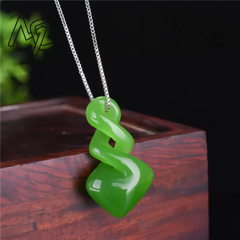 Natural Hetian Jade Green Colo - Men'S Accessories Drop Shipping 리뷰 및 가격