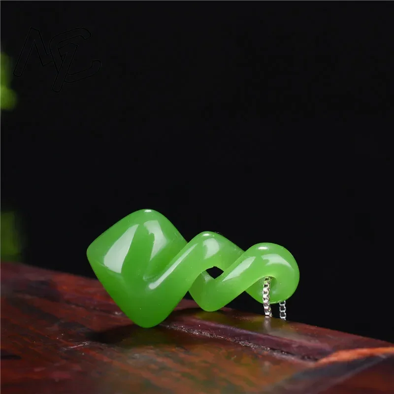 Natural Hetian Jade Green Colo - Men'S Accessories Drop Shipping 리뷰 및 가격