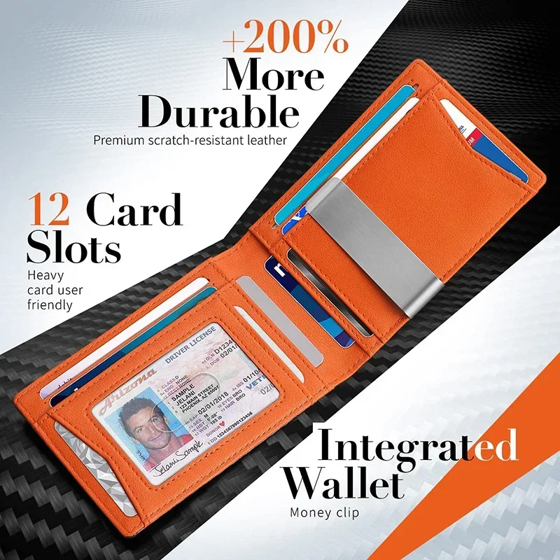 Carbon Fiber Mens Wallet Money - Money Clip Slim 리뷰 및 가격