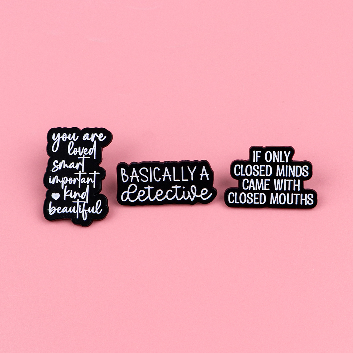 Memento Mori Quotes Brooches f - Men'S Accessories Quotes 리뷰 및 가격
