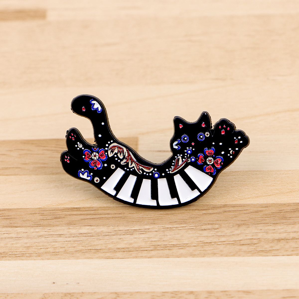 Cute Cartoon Quote Cat Lapel P - Men'S Accessories Quotes 리뷰 및 가격