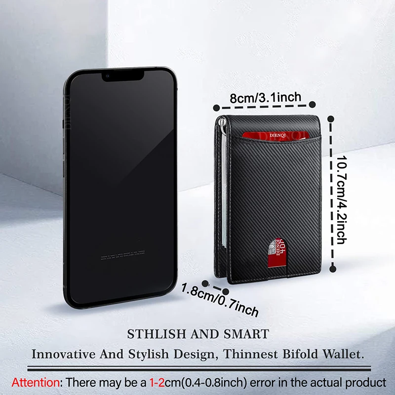 RFID Business Card Holder Men  - Money Clip Slim 리뷰 및 가격