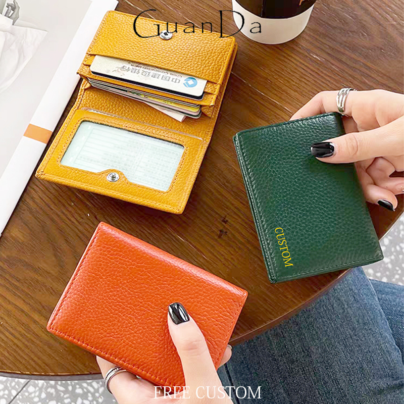Custom Initials Business Card  - Bifold Leather Wallet 리뷰 및 가격