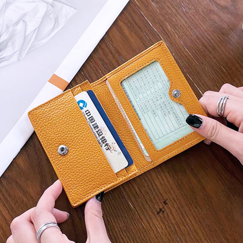 Custom Initials Business Card  - Bifold Leather Wallet 리뷰 및 가격