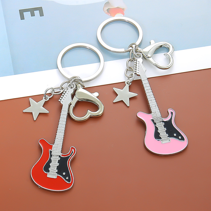 Guitar Love Heart Key Chain fo - Men Accessories All 리뷰 및 가격
