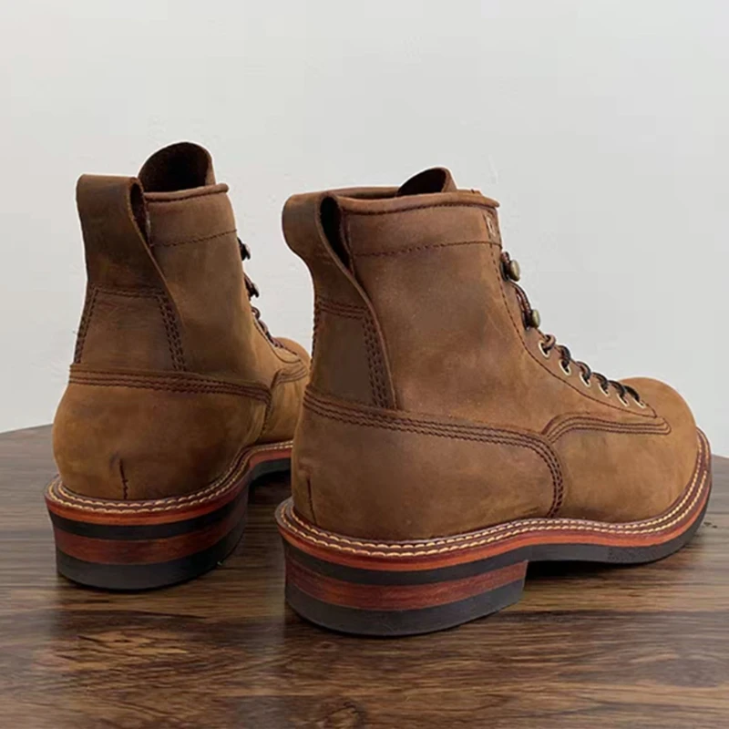 Vintage British Men Ankle Boot - Men'S Accessories Leather 리뷰 및 가격