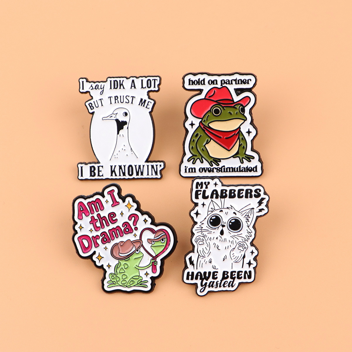 Cute Frog Animals Enamel Pin C - Men'S Accessories Quotes 리뷰 및 가격