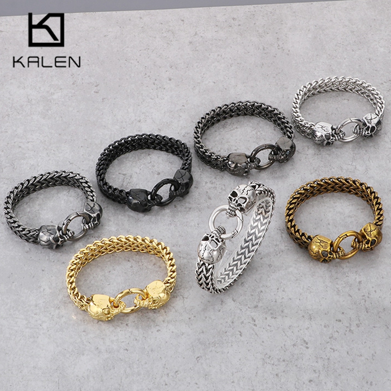 KALEN Punk Stainless Steel Sku - Men Accessories Bd 리뷰 및 가격