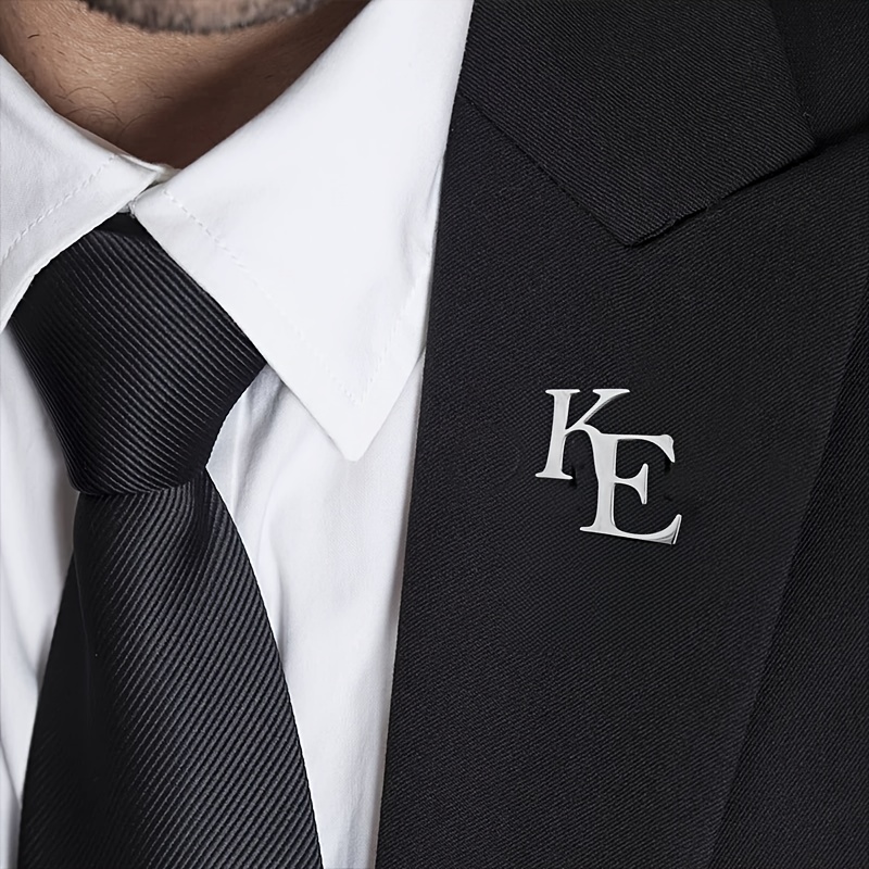 Personalized Letter Brooch,Cus - Men Accessories Wedding 리뷰 및 가격