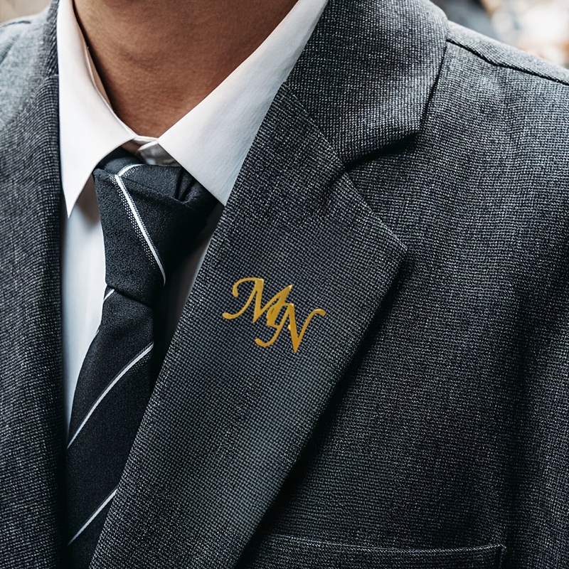 Personalized Letter Brooch,Cus - Men Accessories Wedding 리뷰 및 가격