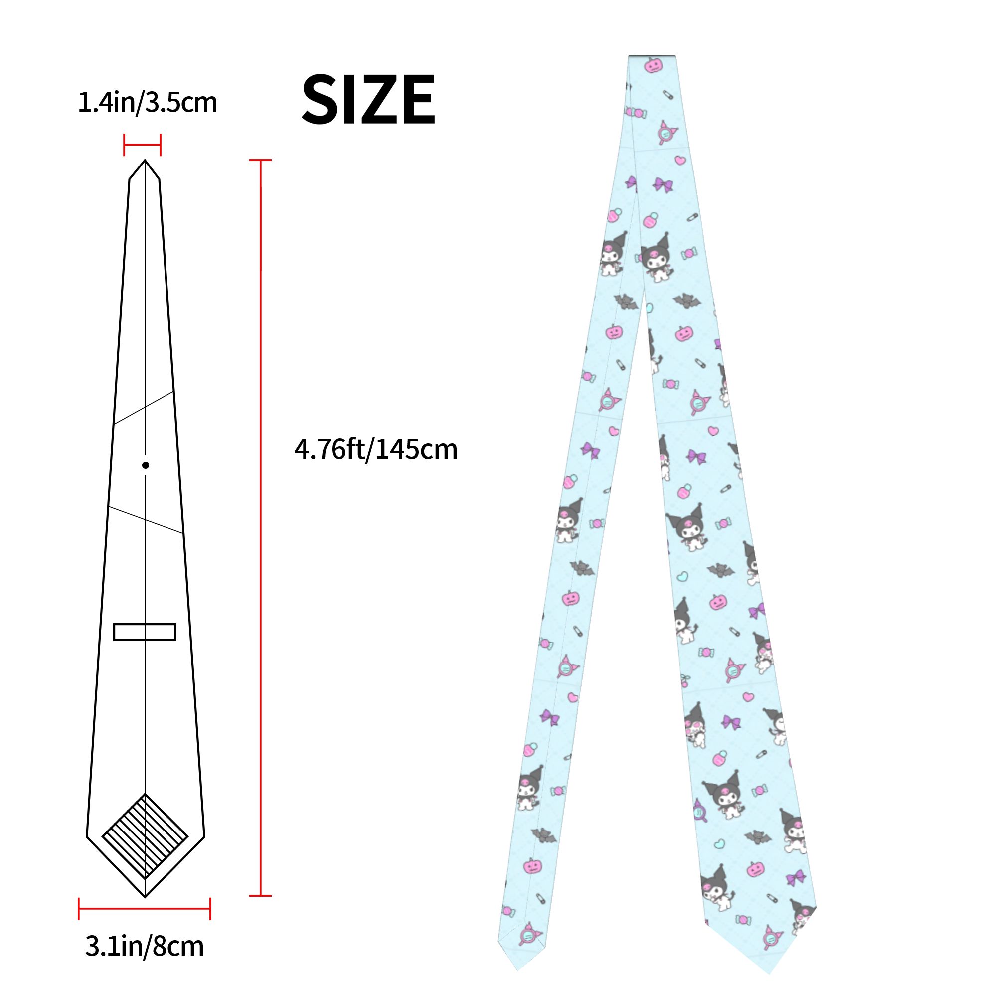 Kawaii Kuromi  Men Necktie Sli - Men Accessories Wedding 리뷰 및 가격