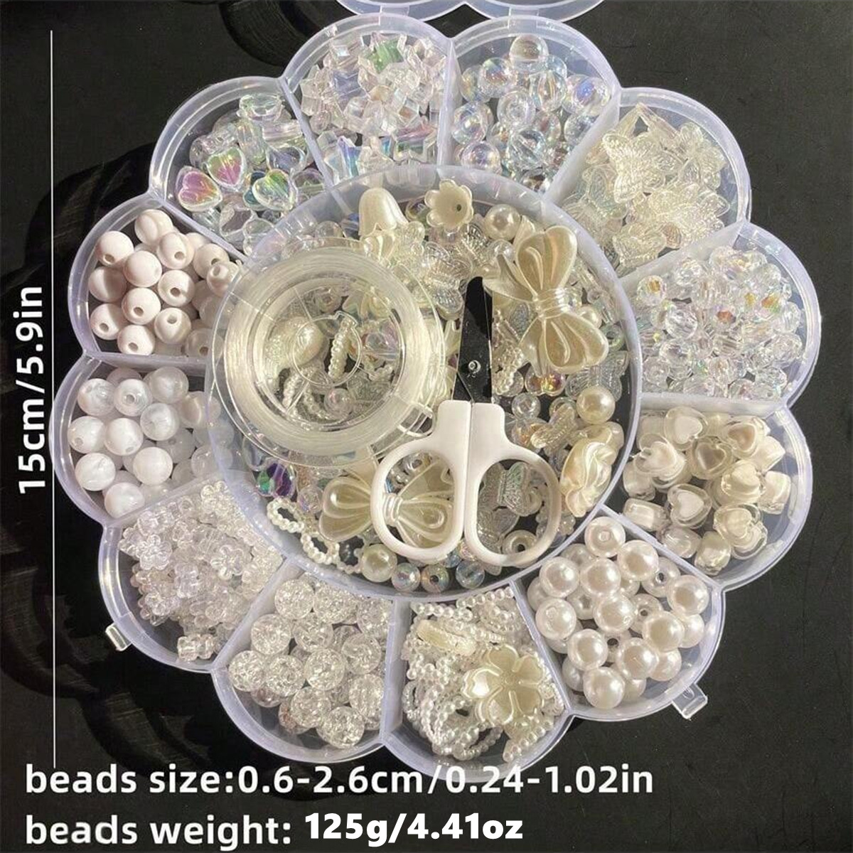 2Set/1Set 13 Grids Acrylic Flo - Bead Bracelet Men 리뷰 및 가격