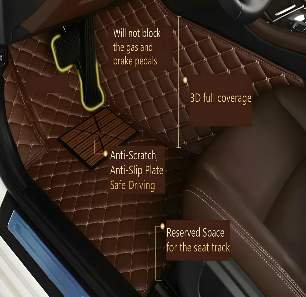 Custom Car Floor Mats Fit For  - Men Accessories Bd 리뷰 및 가격