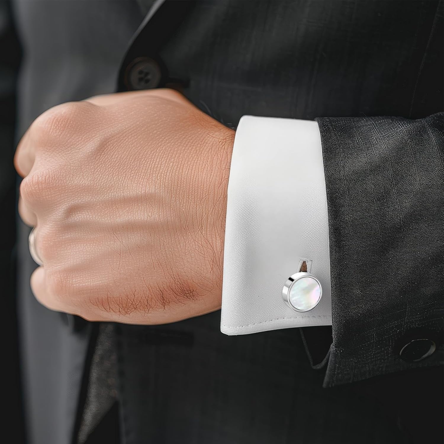 Classic Black Cufflinks for Me - Men Accessories Wedding 리뷰 및 가격