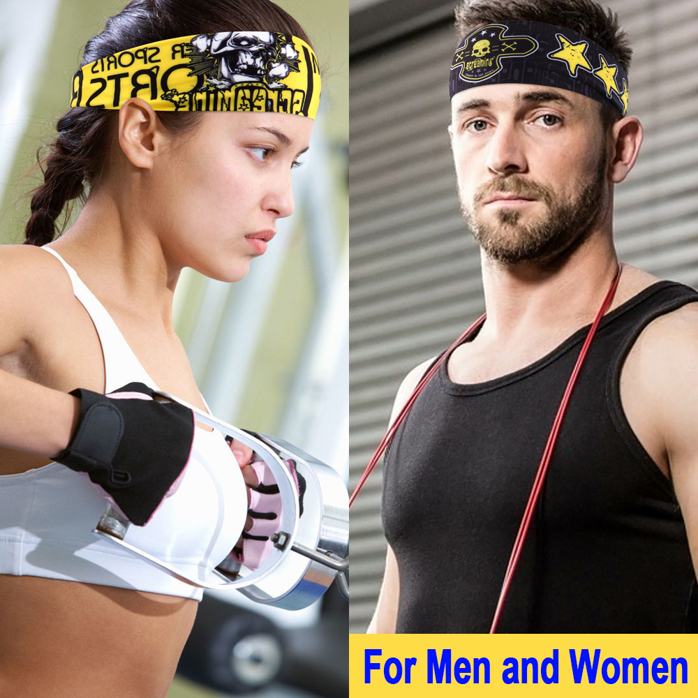 Men Women Sport Headband Skull - Men'S Yoga Accessories 리뷰 및 가격