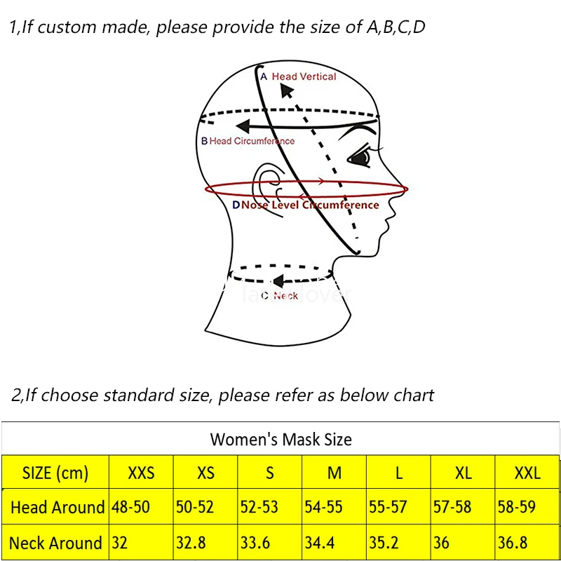 Latex Hood Open Eyes Handmade  - Men Accessories To Wear 리뷰 및 가격