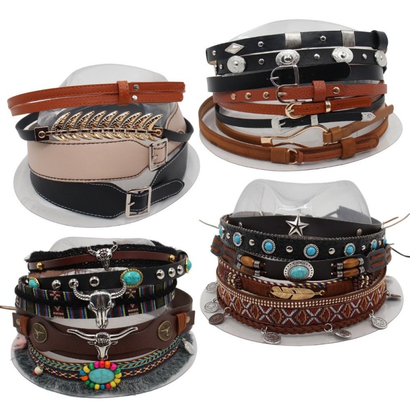 Retro Ethnic Style Belt, Headb - Men Accessories Ethnic 리뷰 및 가격