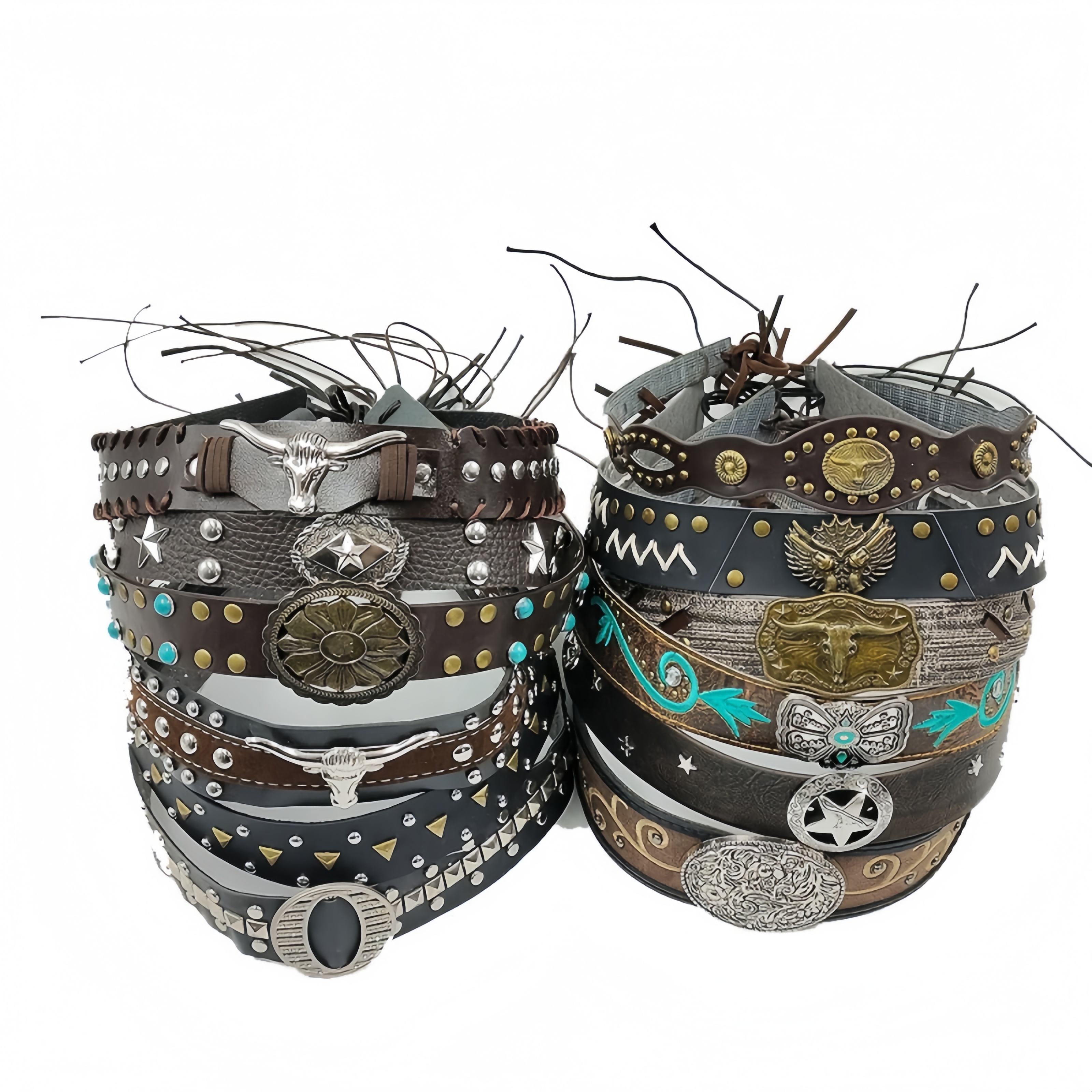 Retro Ethnic Style Belt, Headb - Men Accessories Ethnic 리뷰 및 가격